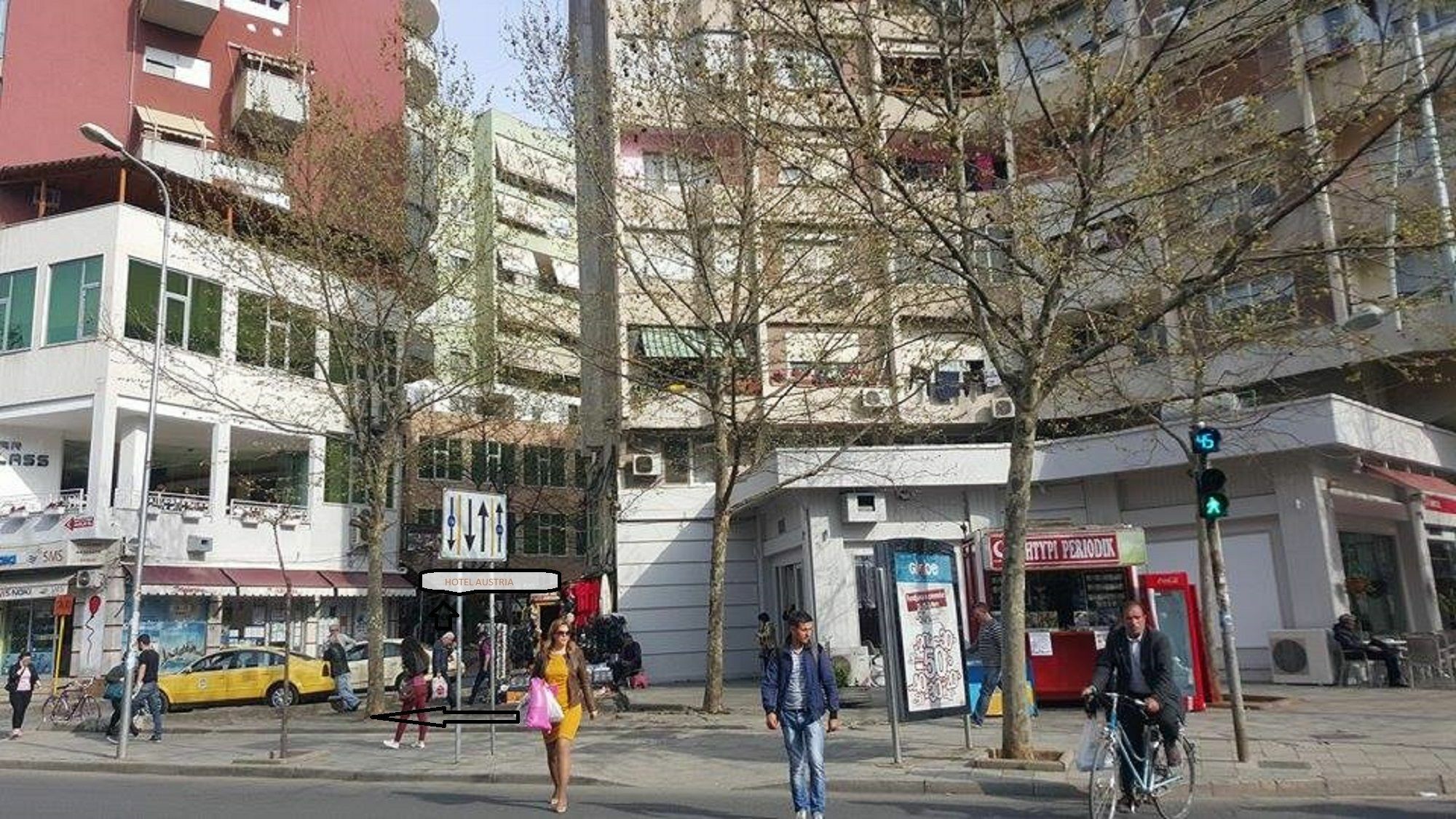 Hotel Austria Tirana Exterior foto